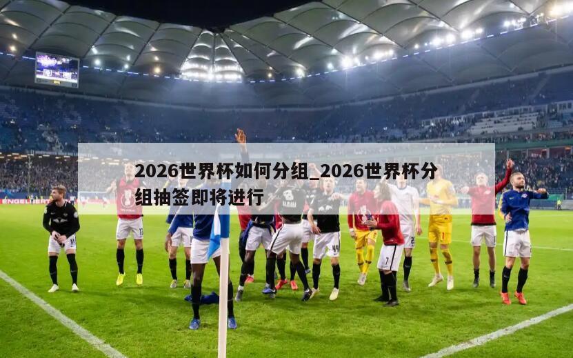 2026世界杯如何分组_2026世界杯分组抽签即将进行