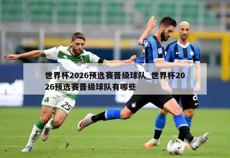 世界杯2026预选赛晋级球队_世界杯2026预选赛晋级球队有哪些