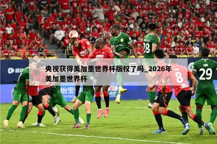 央视获得美加墨世界杯版权了吗_2026年美加墨世界杯