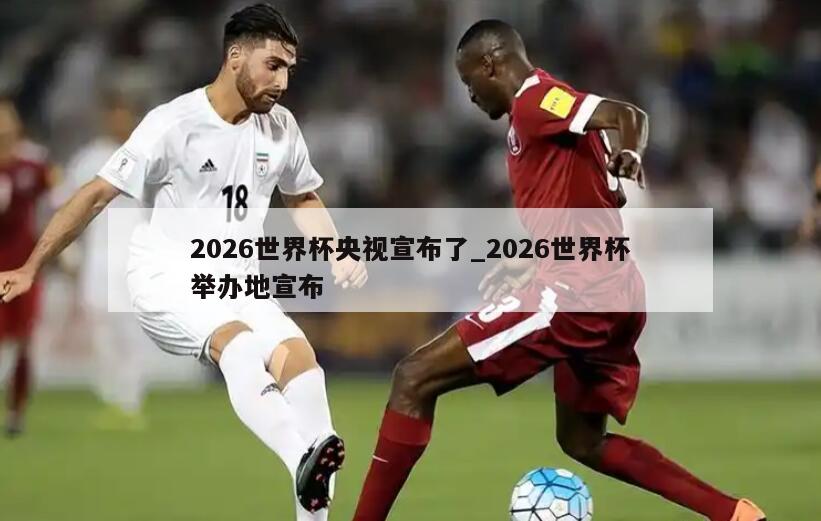 2026世界杯央视宣布了_2026世界杯举办地宣布